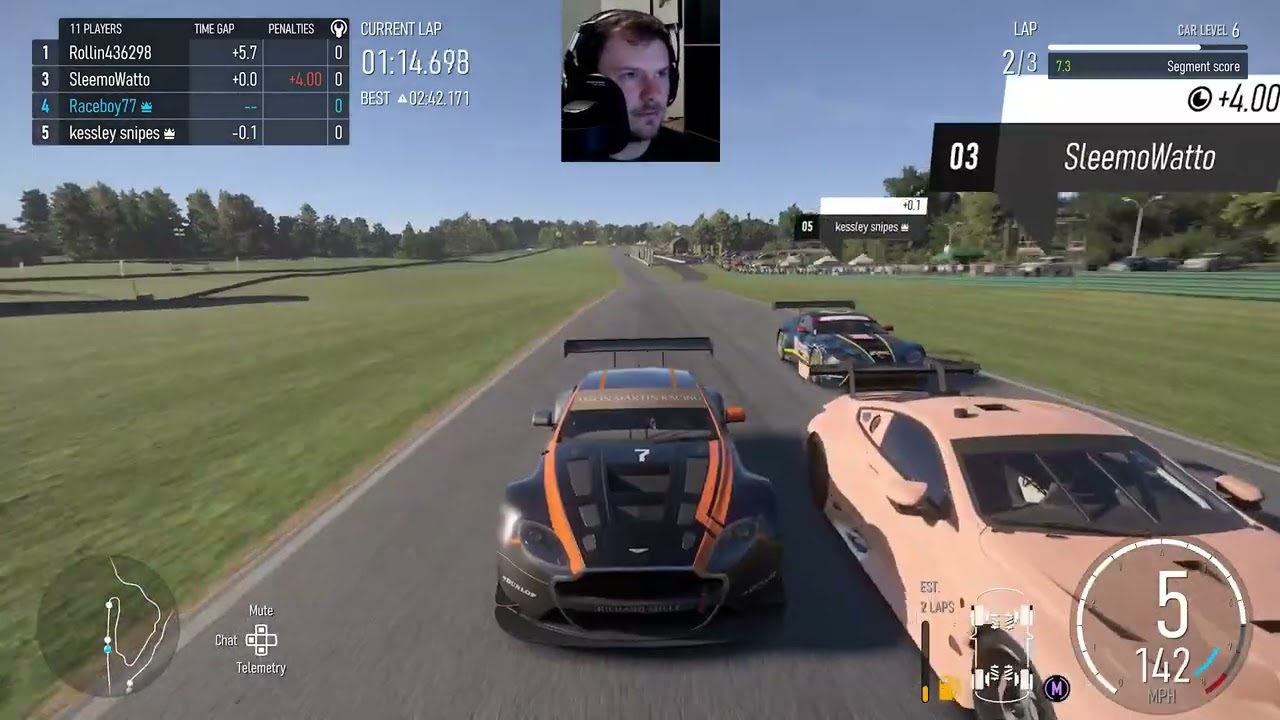 STARTING LAST: GT Multiplayer at VIR in the Aston Martin, Tough Track and Tough Traffic