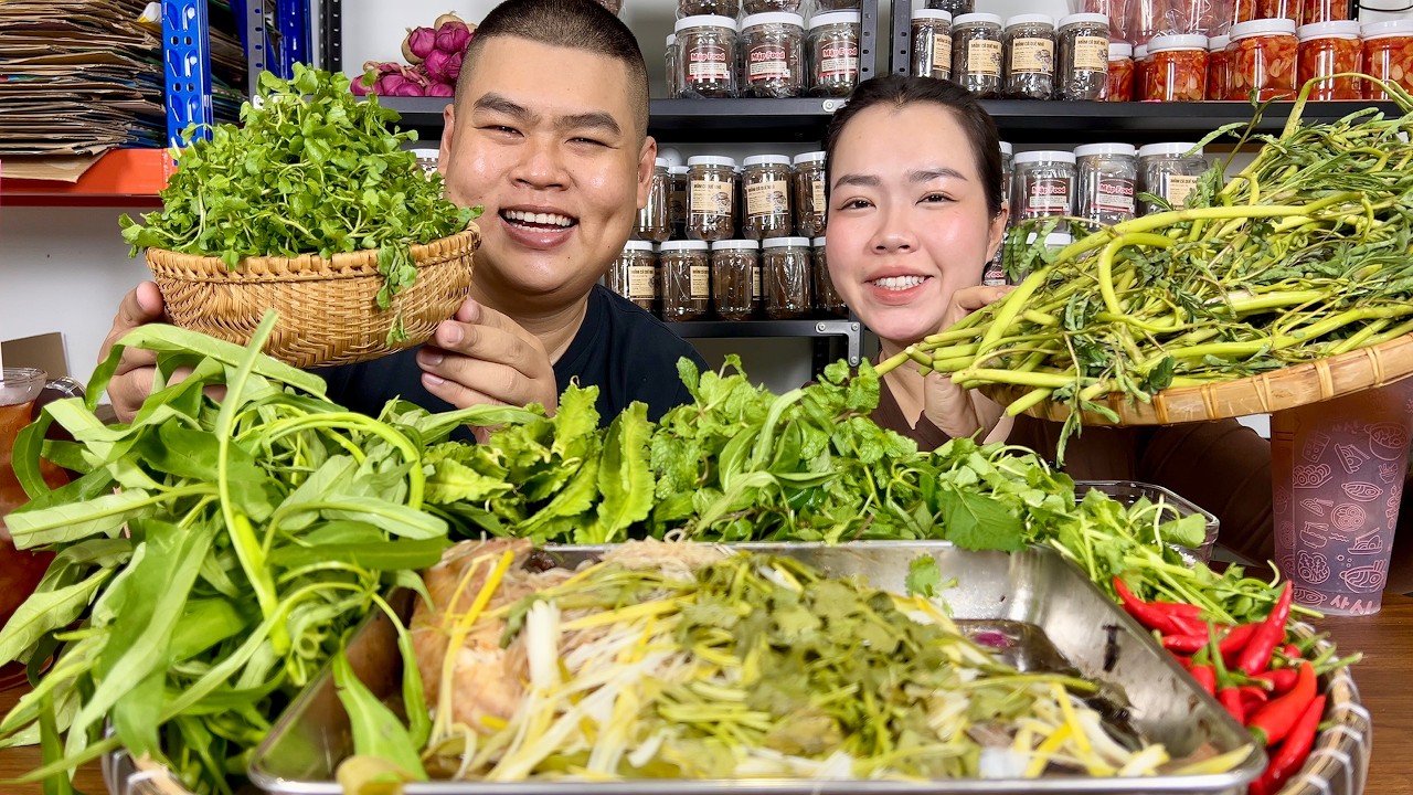 Gục Ngã Với Món Cá Diêu Hồng Chưng Tương Hơn 2Kg Ăn Kèm Mẹt Rau Sống Ê Hề Ngon Khó Cưỡng