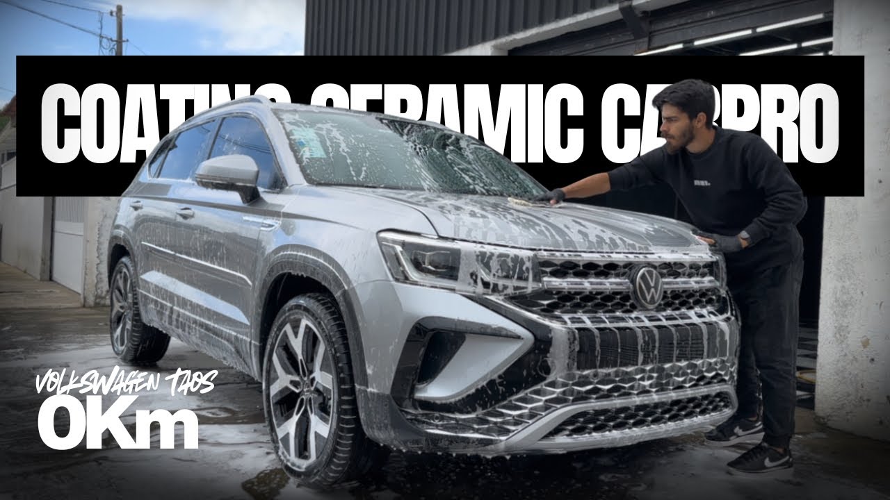 🚘 Taos ZERO KM recebeu nosso Pacote de Coating Cerâmico CARPRO |  2 anos + Detalhamento Técnico
