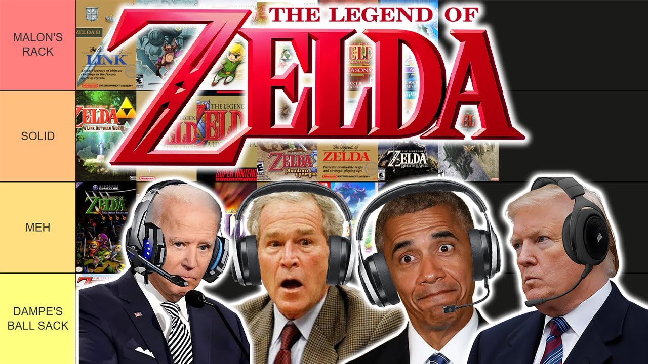 US Presidents Make A Zelda Game Tier List!