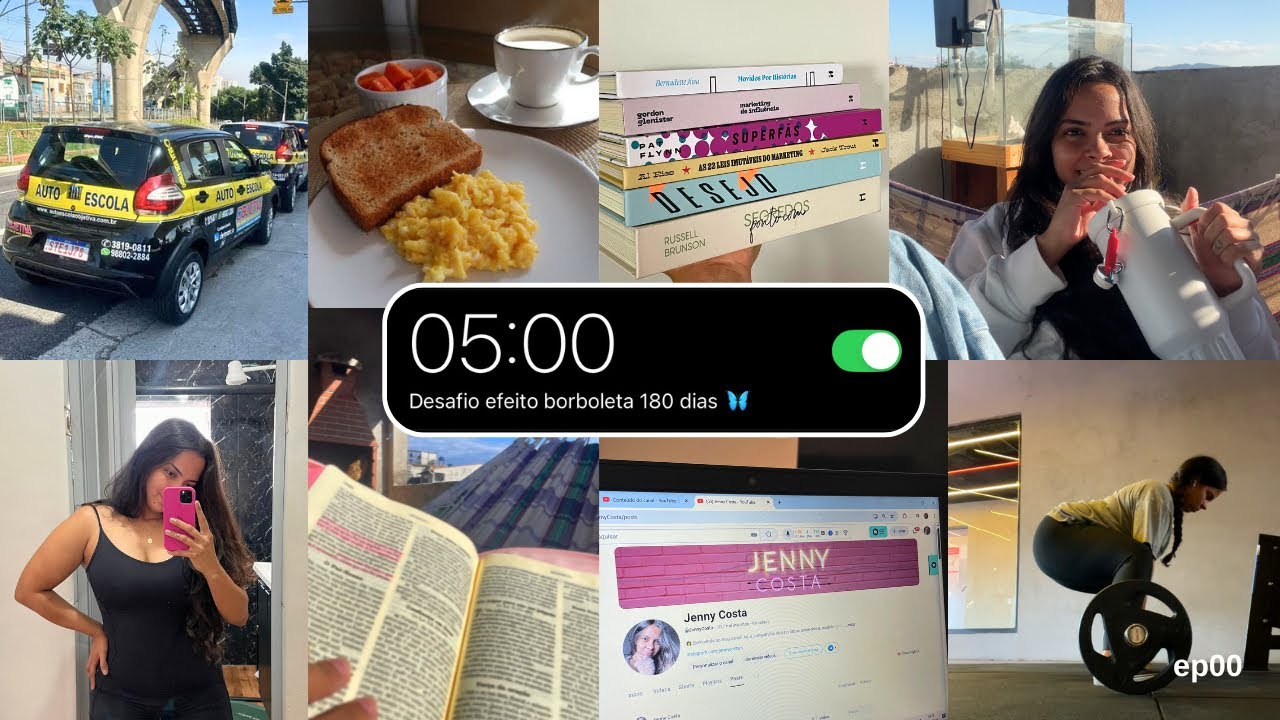 Começando do zero: meu processo real de evolução (vlogs, rotina, estudos e autoestima)