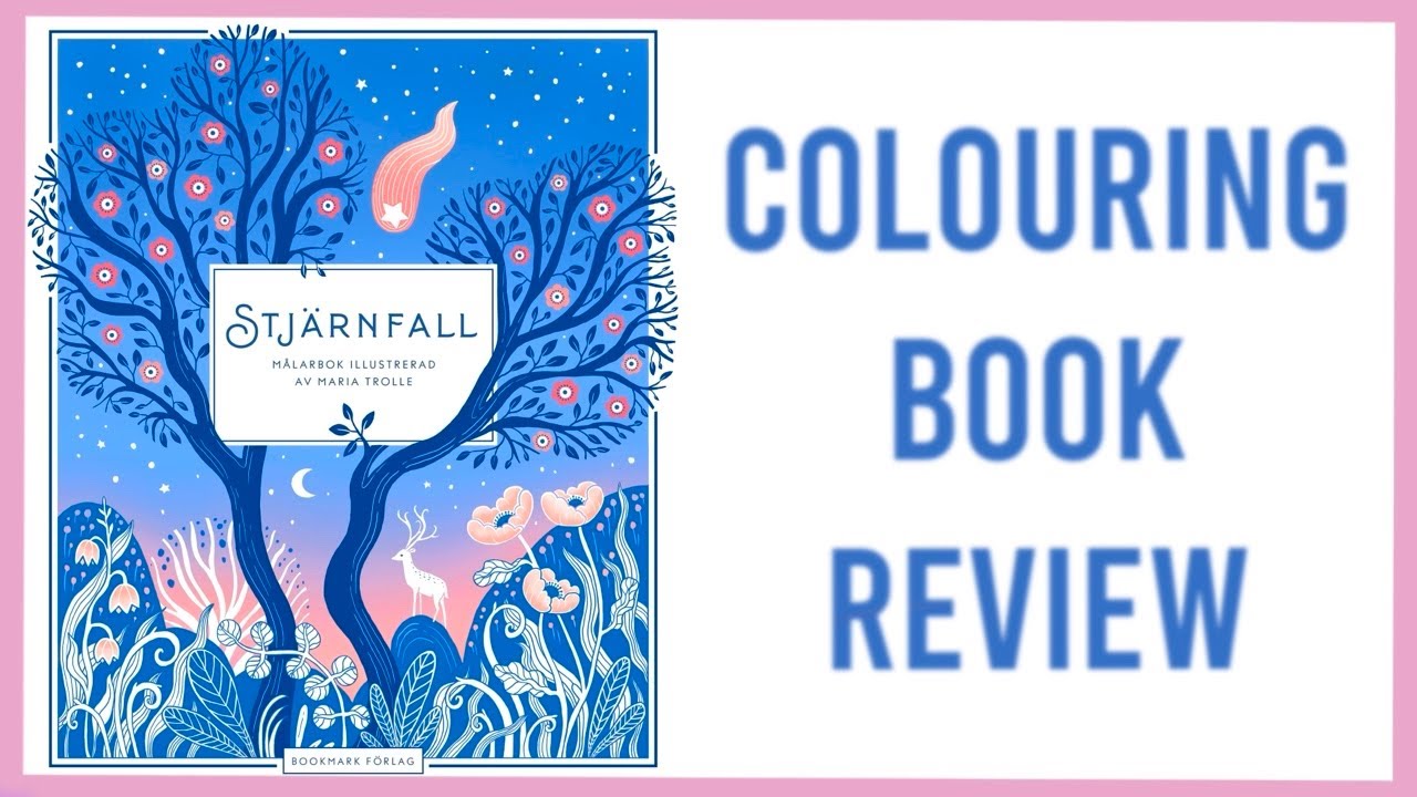 Stjärnfall by Maria Trolle | Colouring Book Review