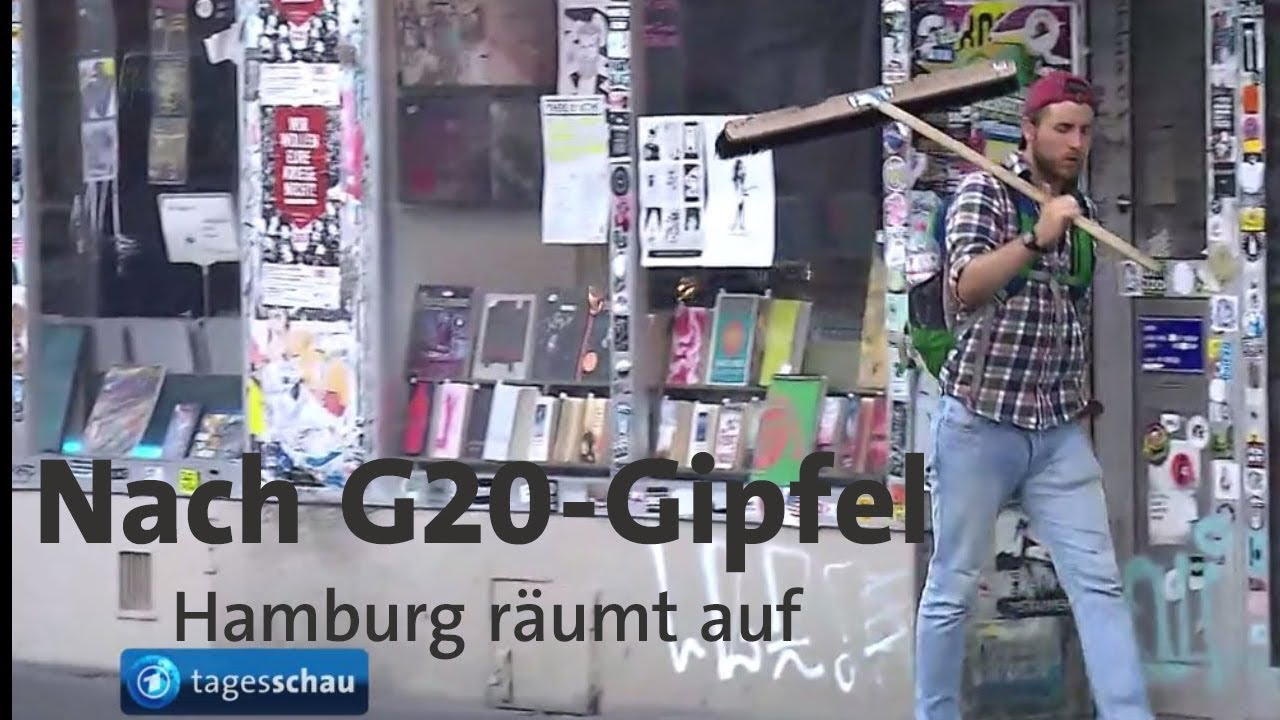 Nach G20: Hamburg räumt auf
