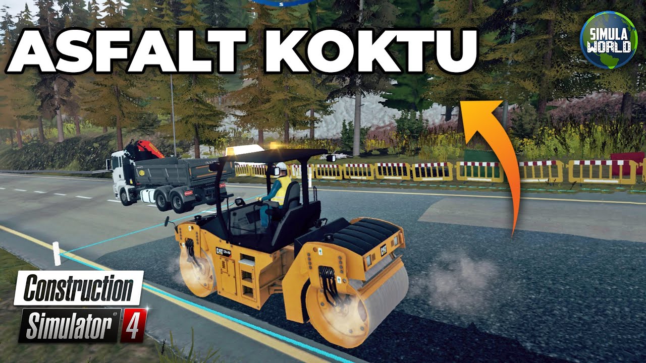 ASFALT DÖKTÜM | SÜPER MOBİL OYUN | CONSTRUCTION SIMULATOR 4