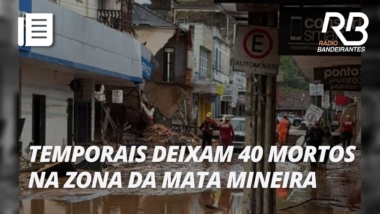 Juiz de Fora soma 40 mortos após temporais