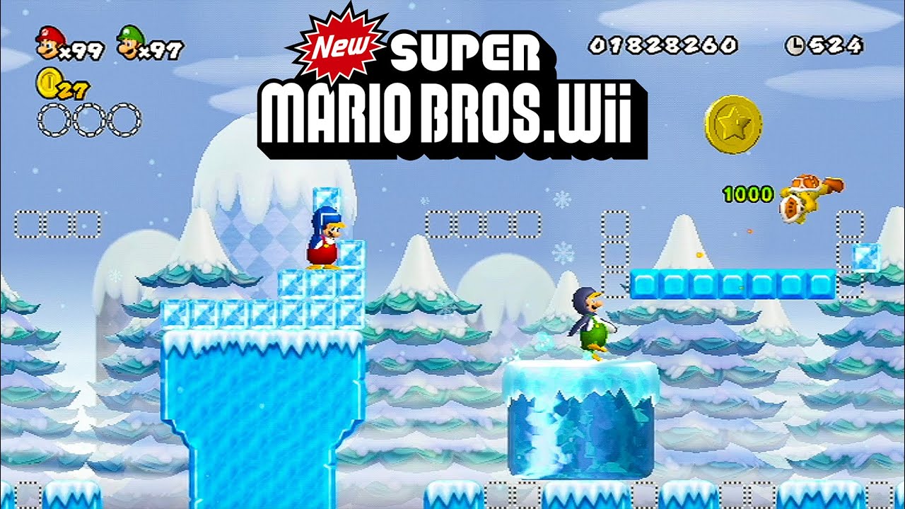 New Super Mario Bros. Wii Part 4: World 3 Part 2: March of the Plumbers