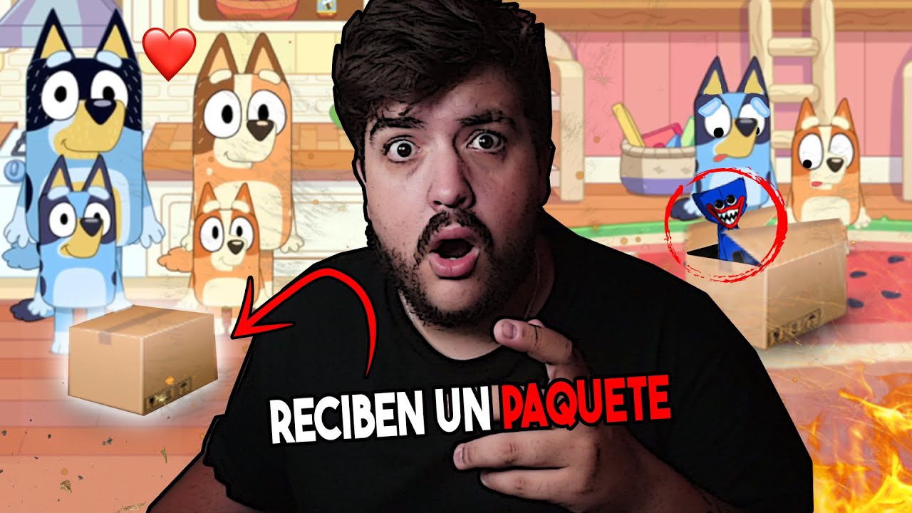 🔥 ... recibo un PAQUETE MISTERIOSO en la APP de BLUEY el PERRO LOCO