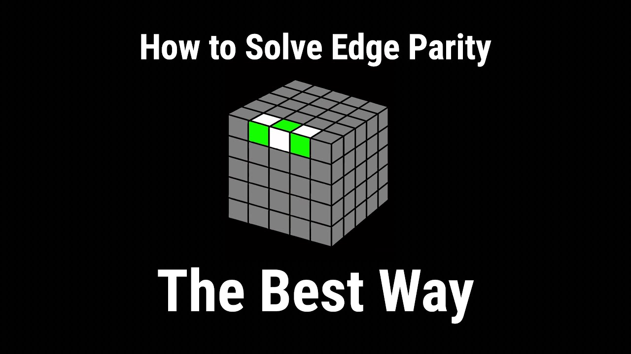 How to Solve Edge Parity - The Best Way