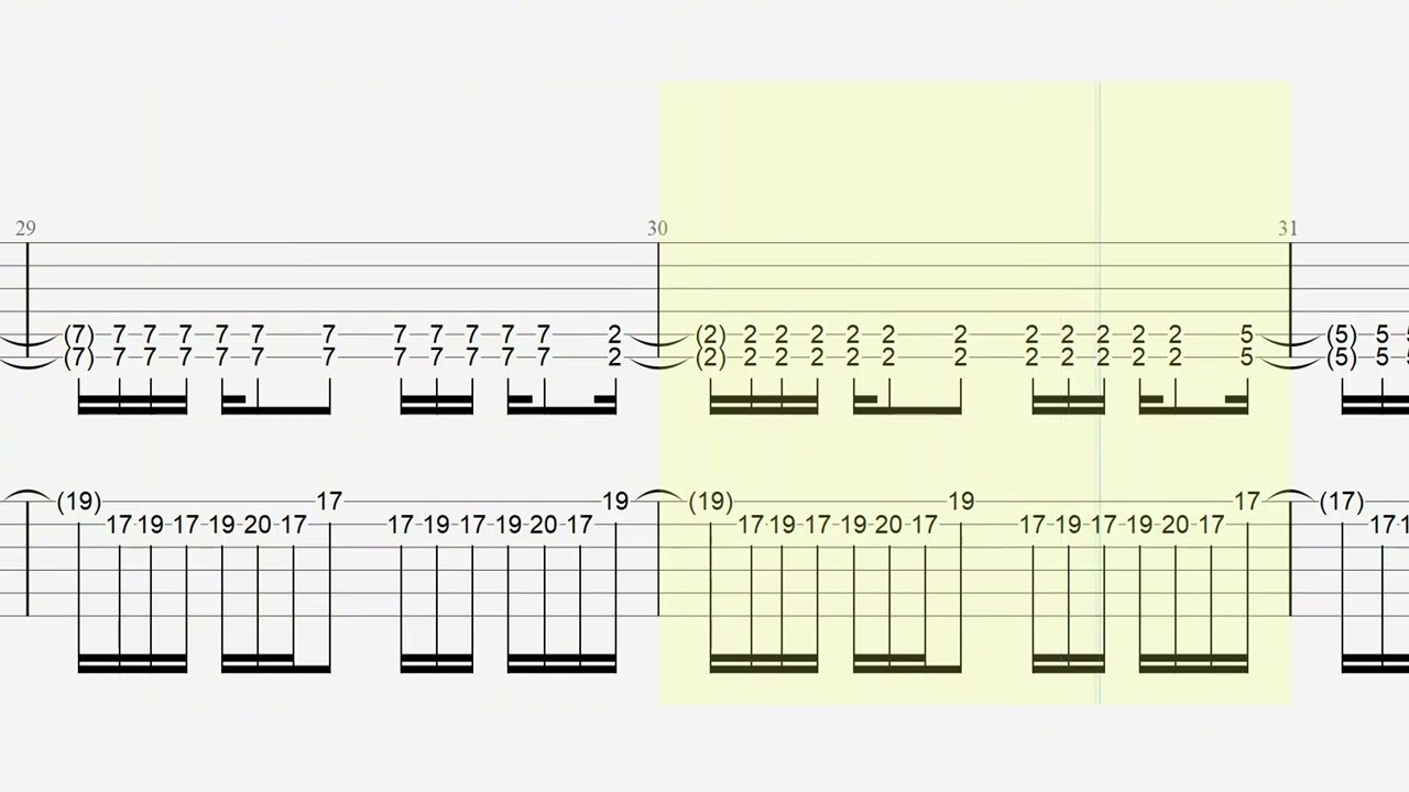 THE AMITY AFFLICTION - House Of Cards (Guitar Cover + TAB) +Download Guitar Pro / PDF