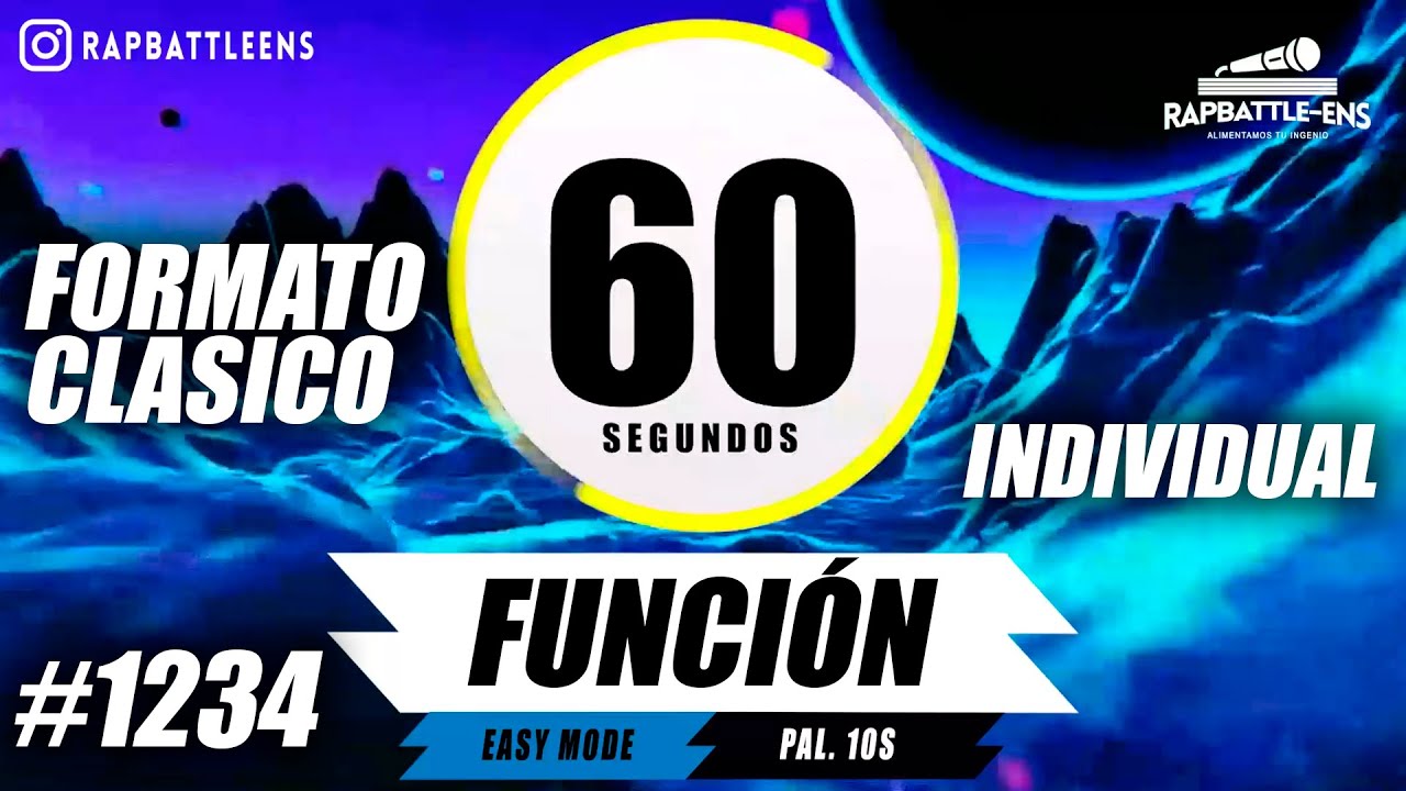 🎤 CONTADOR Formato FMS 🔥 Base de Rap Para Improvisar Con Palabras | ENTRENAMIENTO FMS #1234