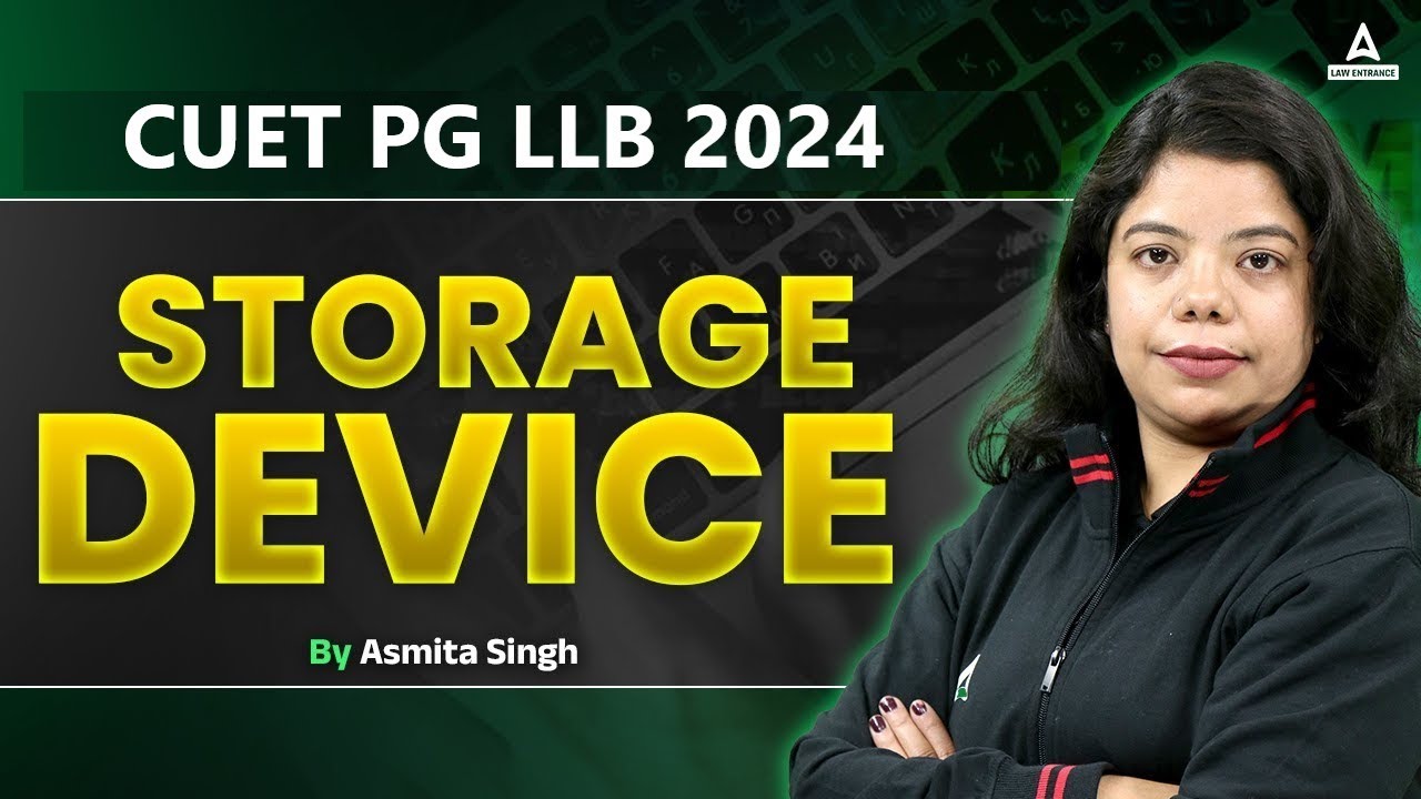 CUET (PG) / MHCET LLB 2024 | Computer | Storage Device