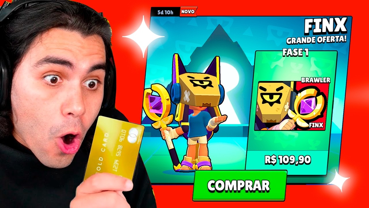 Я КУПИЛ И ПРОКАЧАЛ FINX – НОВОГО МИФИЧЕСКОГО БОЙЦА В BRAWL STARS