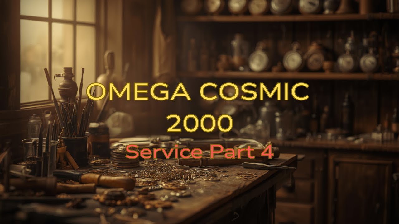 Omega Cosmic 2000 - Серия о сервисном обслуживании - Часть 4. Стрелки и замена корпуса.