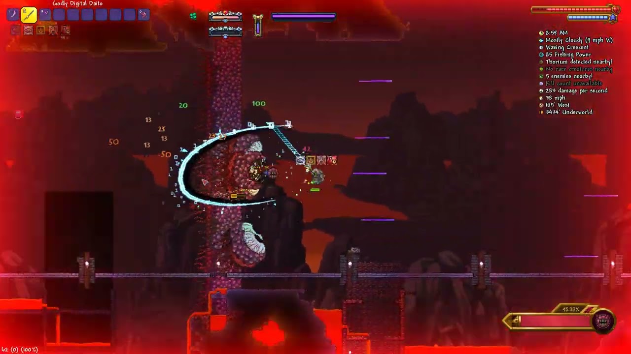 Wall of Flesh - Infernal Eclipse of Ragnarok | Ragnarok Mode + Melee