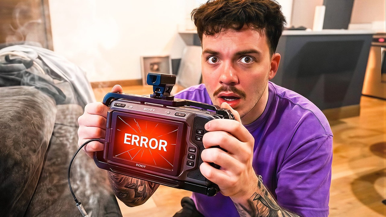 Setting Up My $10,000 Camera.. (GOES WRONG)