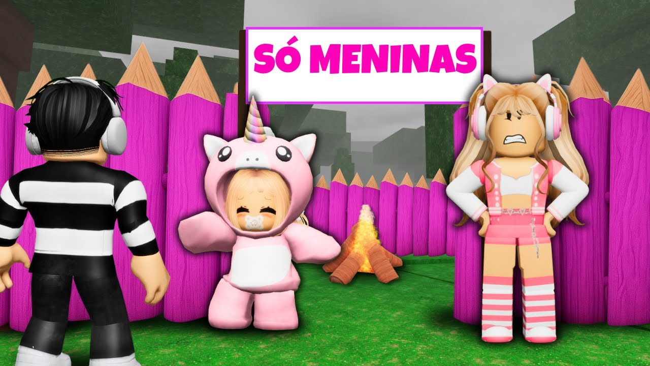 CRIEI UMA BASE SÓ PARA MENINAS em 99 NOITES NA FLORESTA