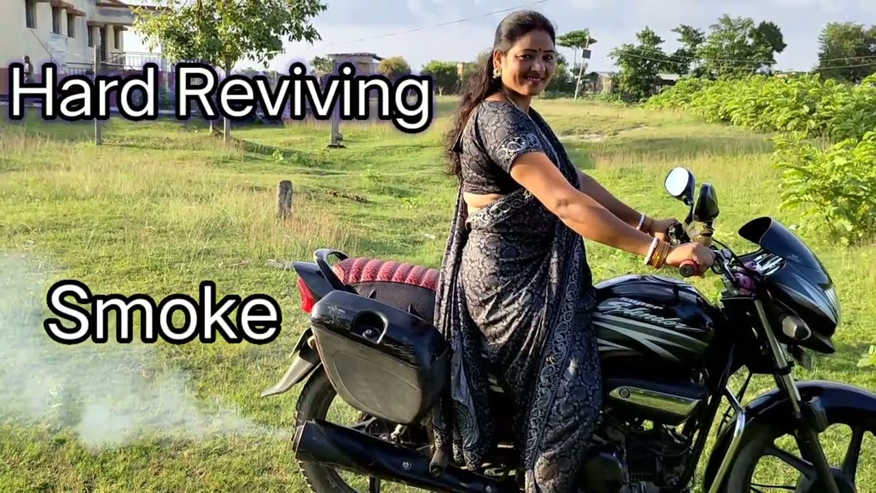 Cold kick/Smoke🏍️Hard reviving#bikeriding#longvideo#vairalvideo#requested#sona devi max comedy#funny