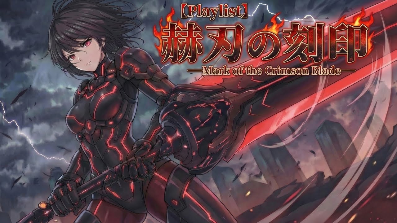 【Playlist】赫刃の刻印 —Mark of the Crimson Blade—｜Anime OP × Dark Epic × Emotional Rock｜