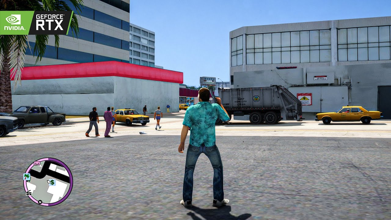 GTA Vice City NextGen Edition 'Print Works Asset' Missions 4K Gameplay! GTA VC Remastered Mods