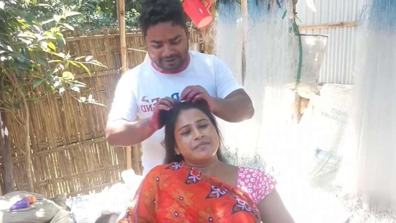 You must have never seen such a Holi with your wife/Family with Holi video/Holi Putai #holi #holi...