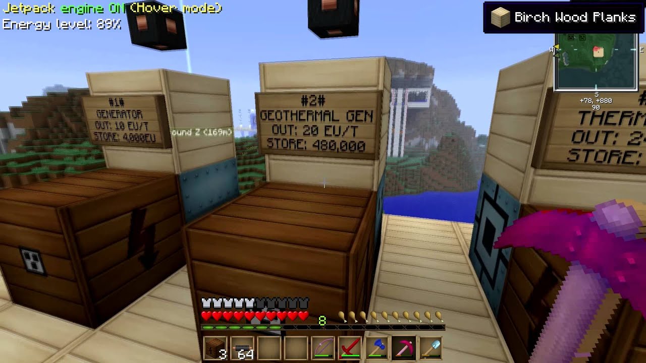 FTB Ultimate Pack Beginner Tutorial - Quick EU Overview - Ep. 3