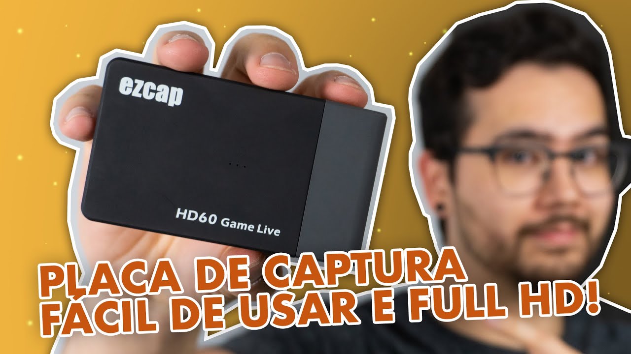 Placa de captura Full HD 60 FPS! A Ezcap 261M é fácil de usar e suporta input 4K!