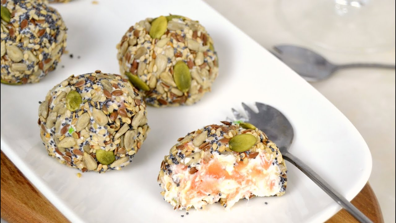 TRUFAS de SALMÓN. APERITIVO ORIGINAL para NAVIDAD