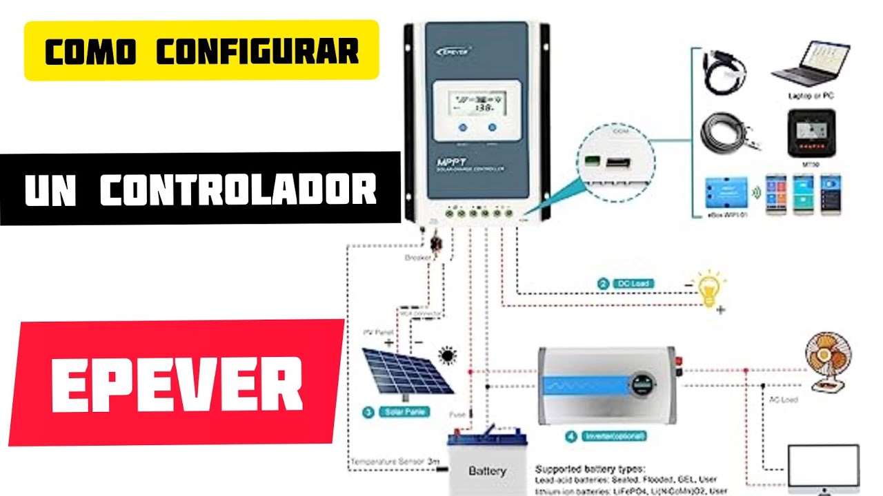 controlador EPEVER configuración