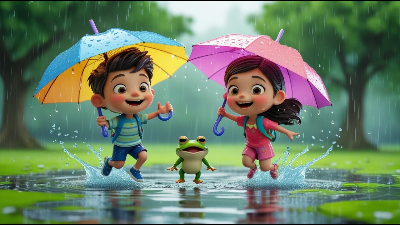 Barish Aayi Cham Cham Cham - Hindi Poems - Hindi Rhymes For Children - Fun For Kids TV