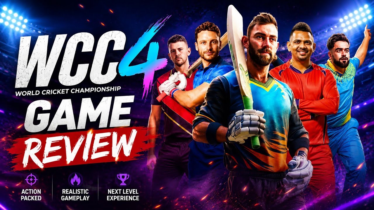 WCC4 REVIEW 🔥 Realistic Cricket Game Ya Sirf Hype?