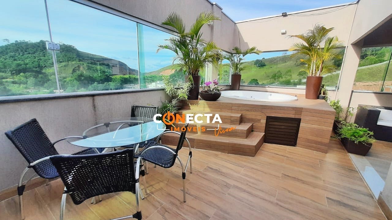 Cobertura com Ampla área gourmet e banheira de hidromassagem