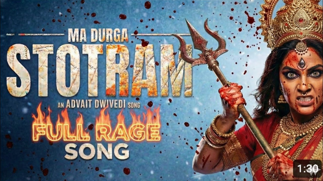🔥 DURGA STOTRAM (RAGE ⚡⚡MODE) | Original Song by Advait Dwivedi | Unleash the Goddess Within 🔥