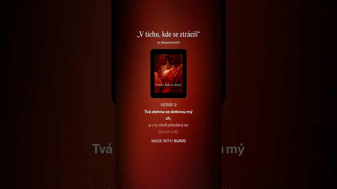 „V tichu, kde se ztrácíš“