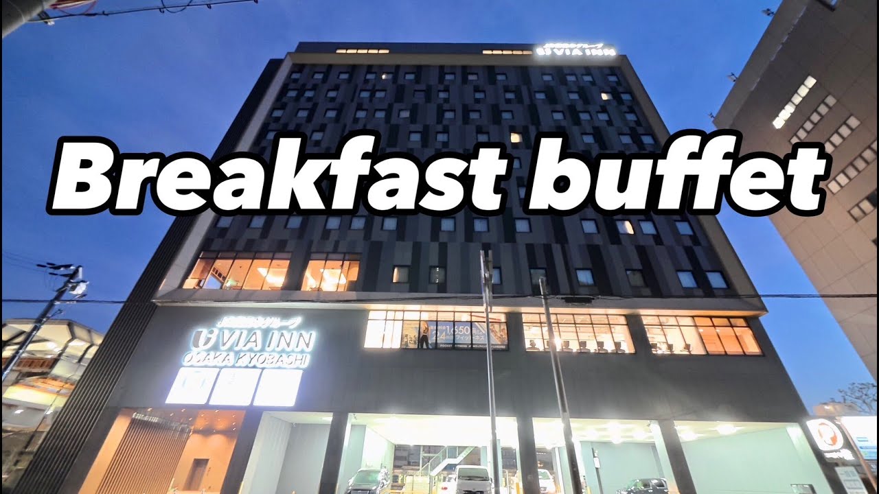 Breakfast buffet with a viewer discount available to non-guests too! at Via Inn Prime Osaka Kyobashi