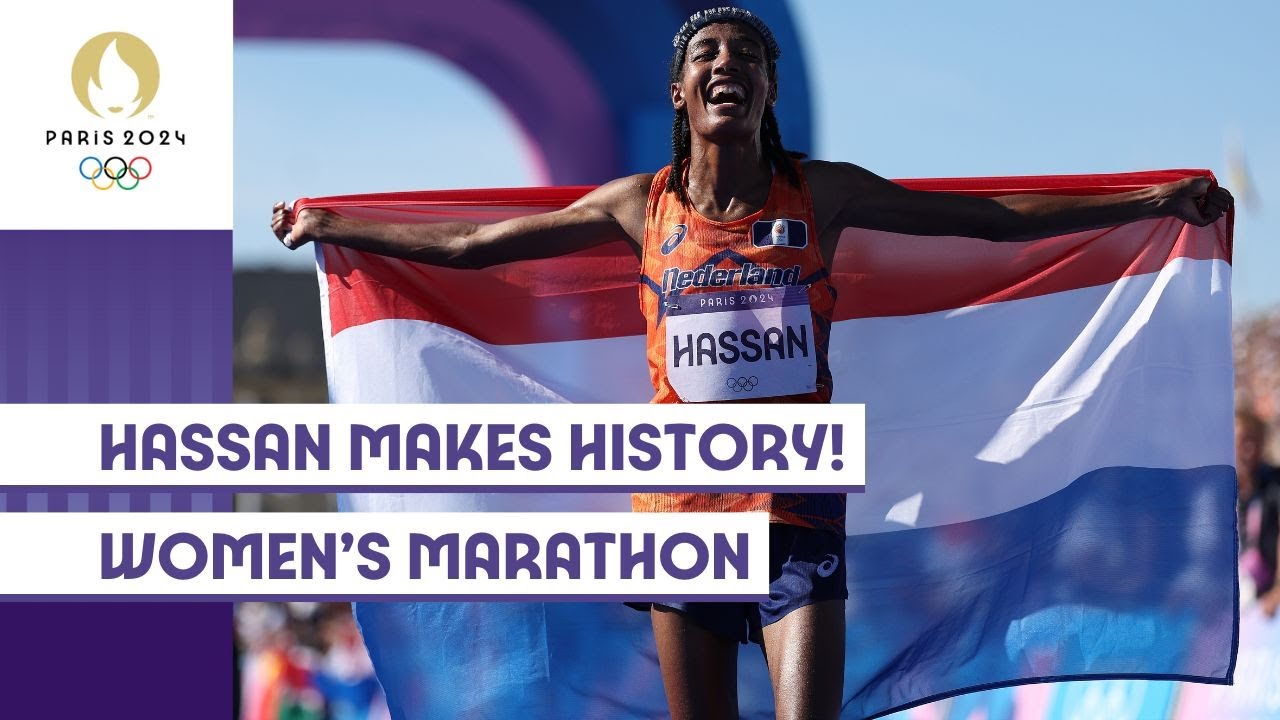 Hassan Makes History! | Women's Marathon | #Paris2024 Highlights