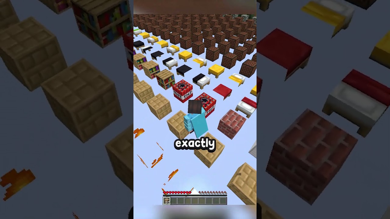 Minecraft, But My World Is Debug Mode&hellip; #shorts