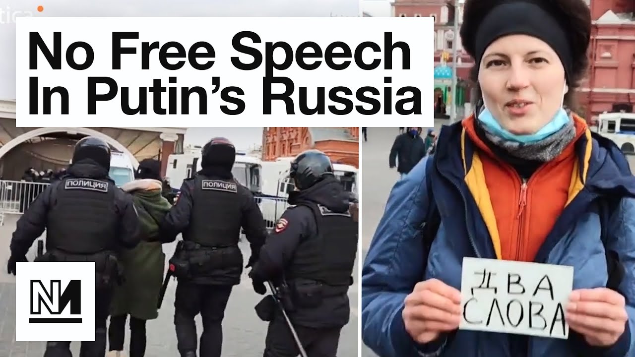 SHOCKING Clip Shows There’s ZERO Free Speech In Russia