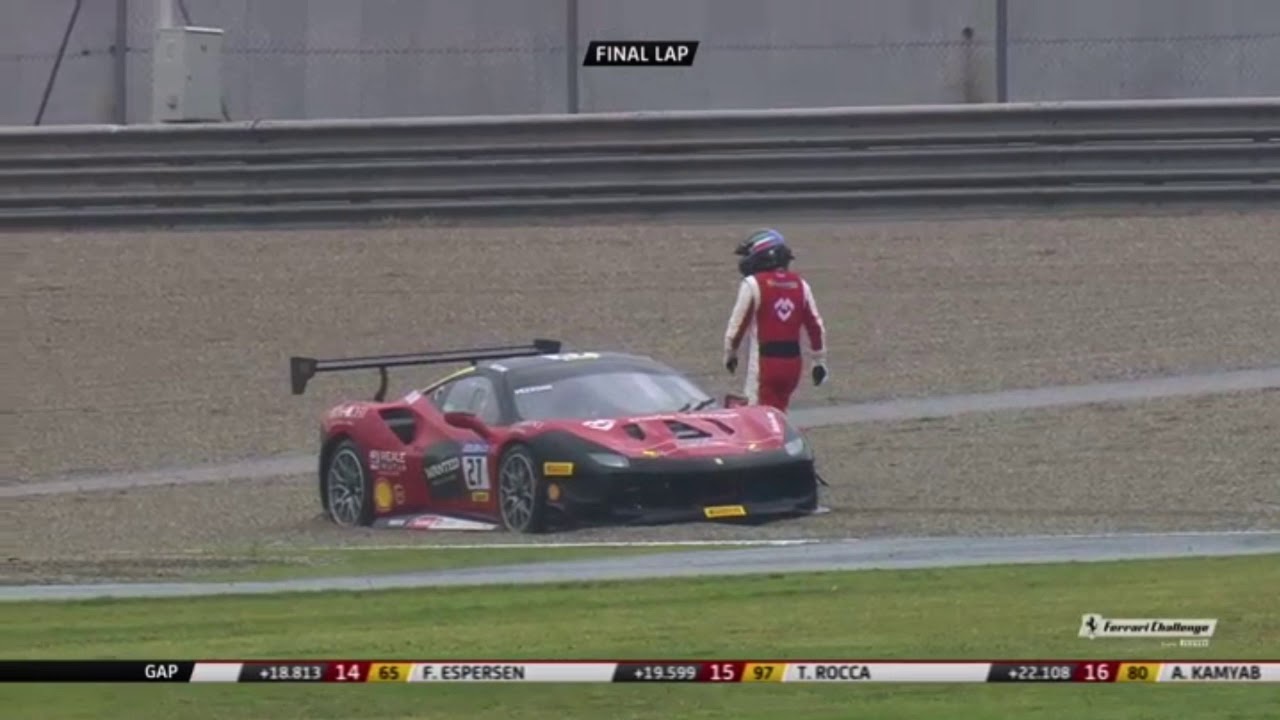 Ferrari Challenge Europe (Trofeo Pirelli) 2019. Race 2 Circuit Ricardo Tormo. Last Laps