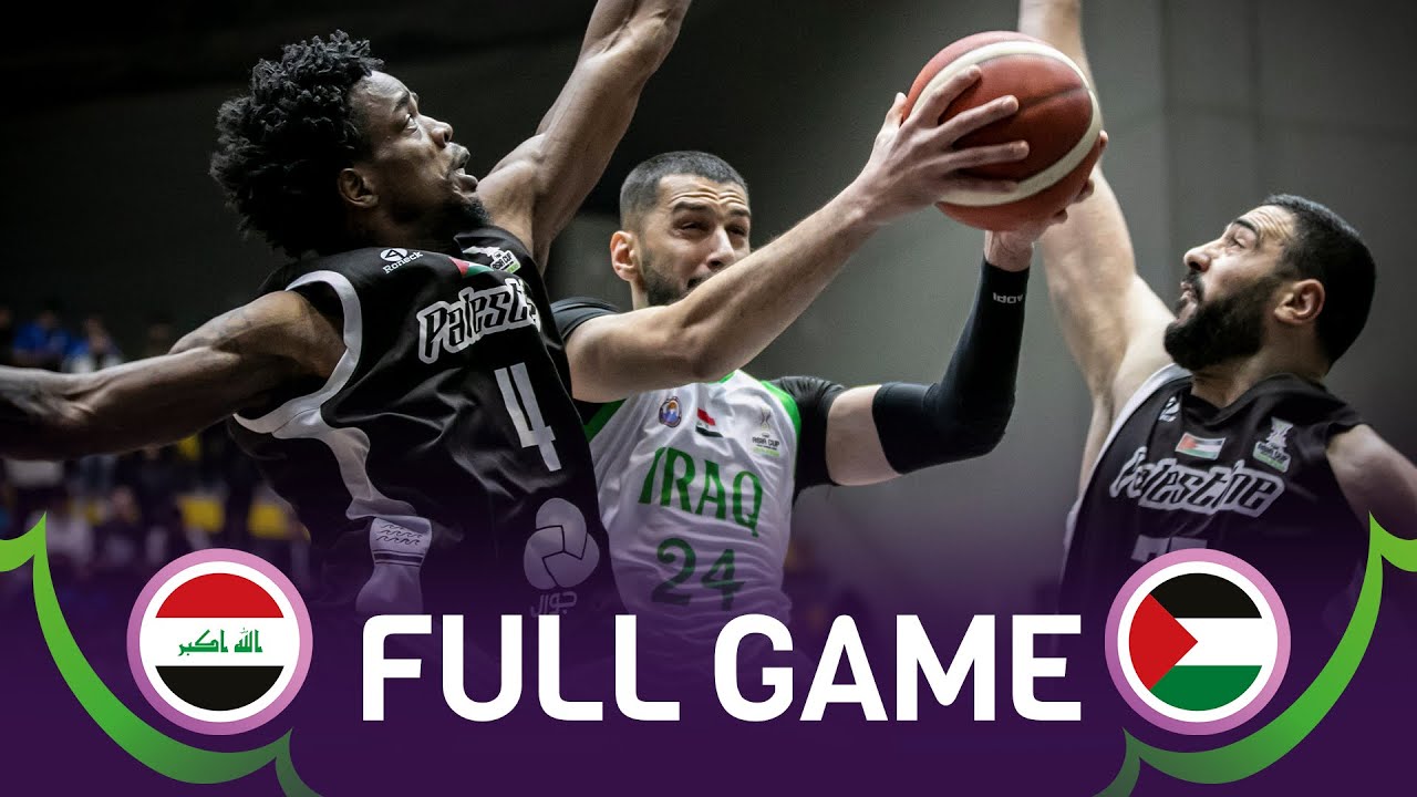 Iraq v Palestine | Full Basketball Game | FIBA Asia Cup 2025 Qualifiers