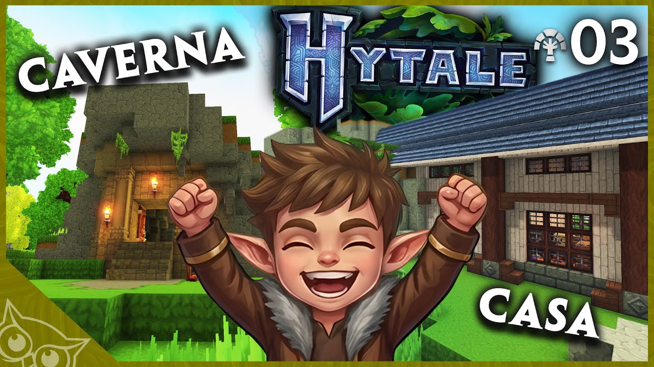 Trasformo una CAVERNA in una casa su HYTALE ITA! #03