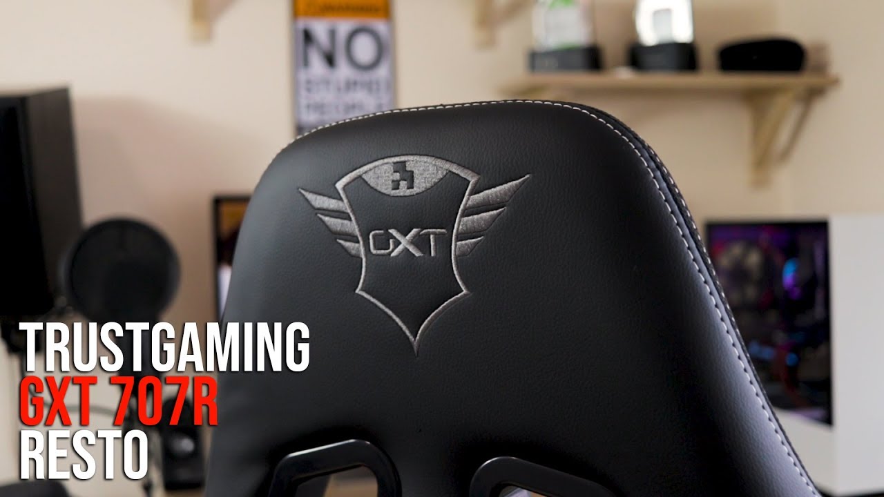 TrustGaming GXT 707R Resto GAMING CHAIR Review