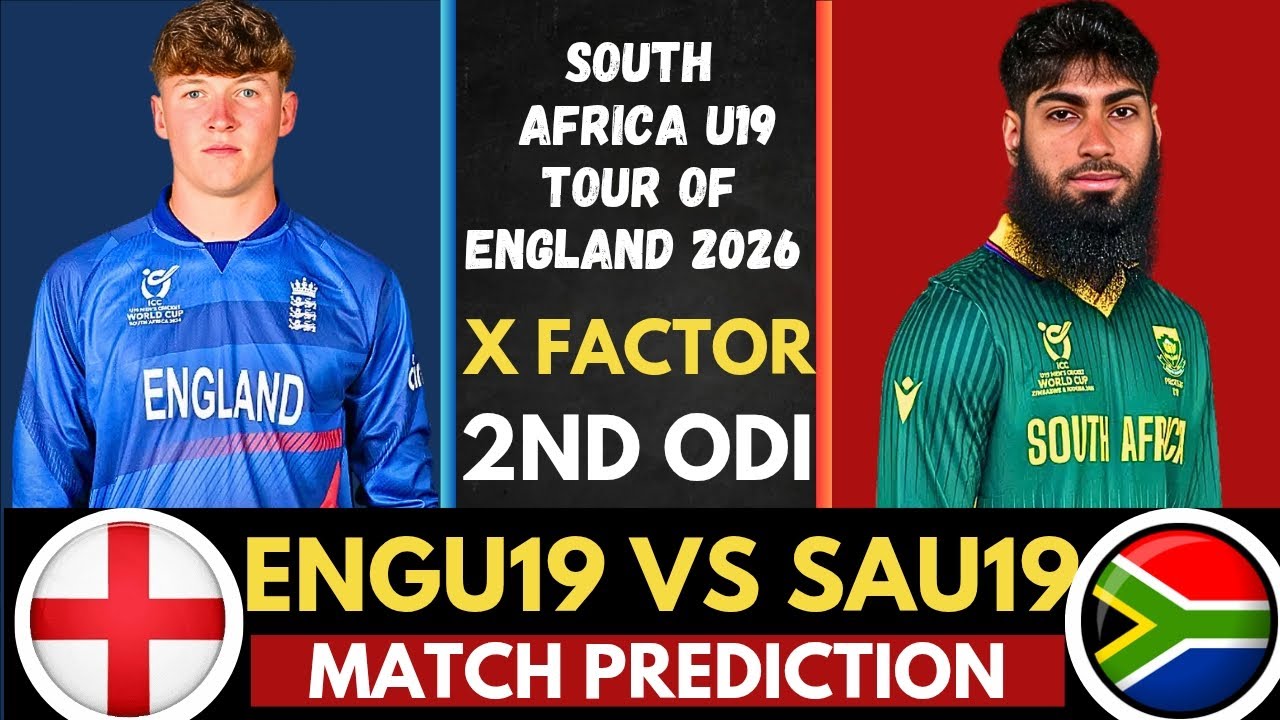 ENG U19 vs SA U19 - 2nd ODI Prediction 🦁 | England U19 vs South Africa U19 | ODI Series 2026