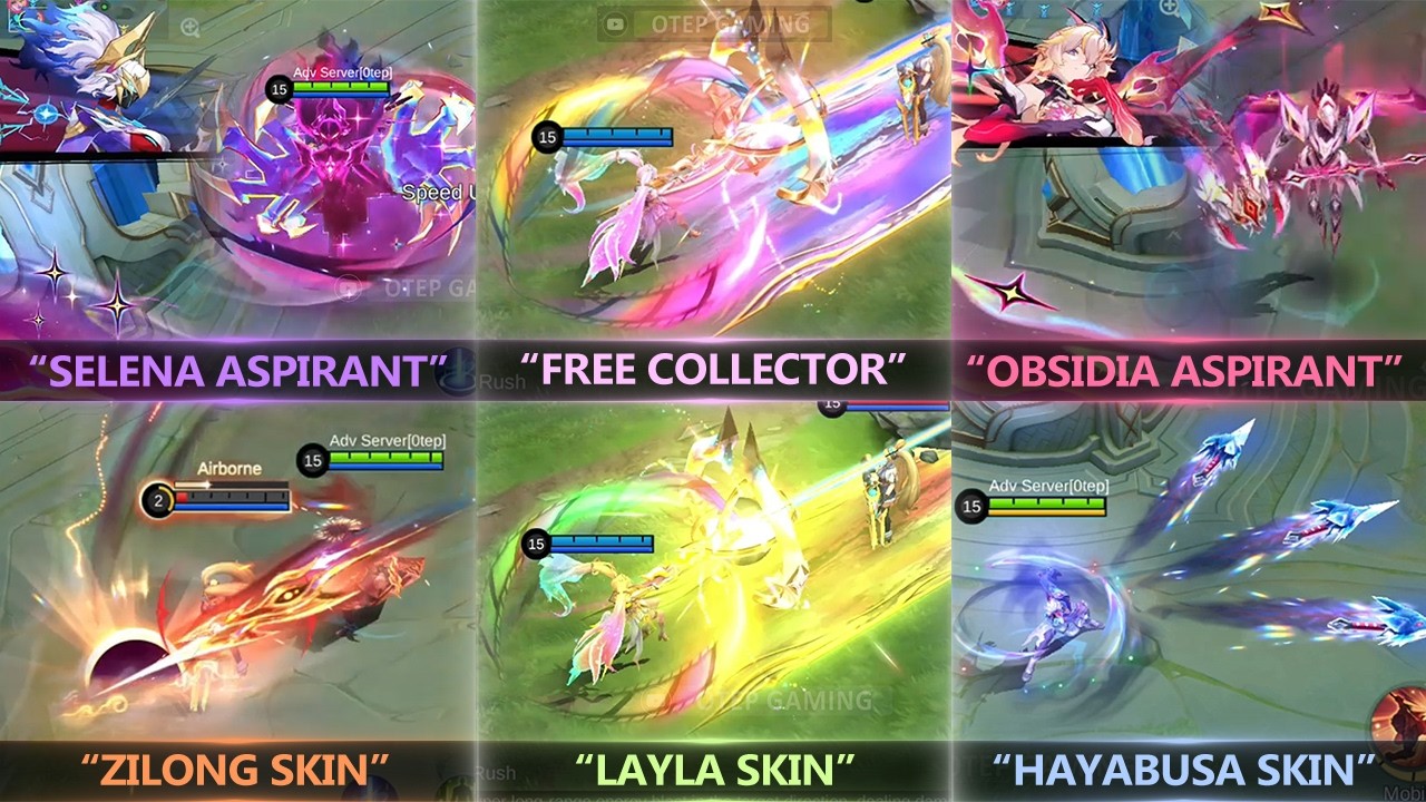 New Skins Gameplay &mdash; Layla, Selena, Obsidia, Mathilda and others...
