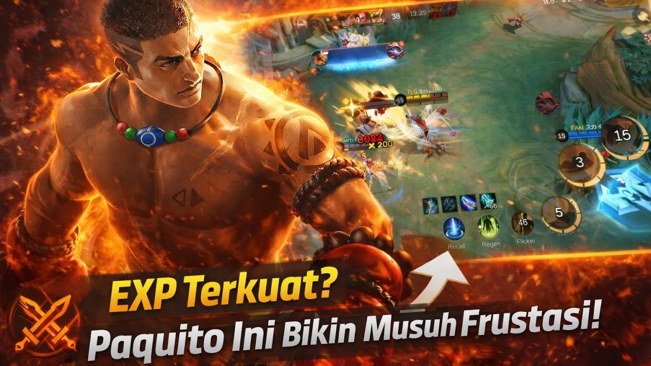 Paquito EXP Dominasi Lane & Gendong Game!