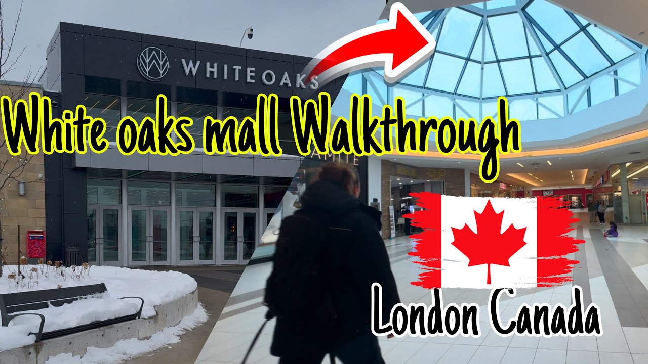London WHITE OAKS MALL Walking Tour In Canada || Come Shop With Me