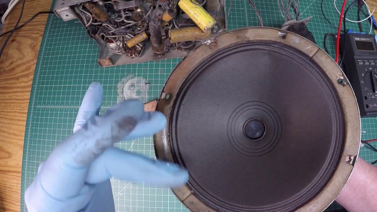 Zenith 5-S-29: Testing the Field Coil, Output Transformer & Speaker