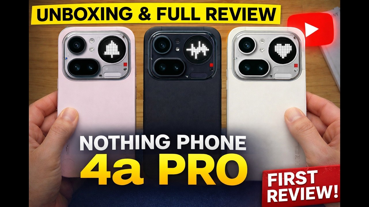 Nothing Phone 4a Pro Unboxing AND FULL REVIEW
