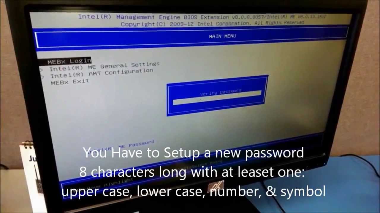 How to Setup Intel Active Management Technology on Target Device