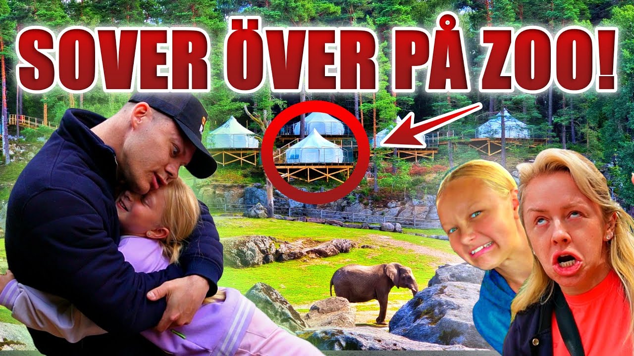 VI SOVER ÖVER PÅ ZOO MED TYRA OCH PIXIE!