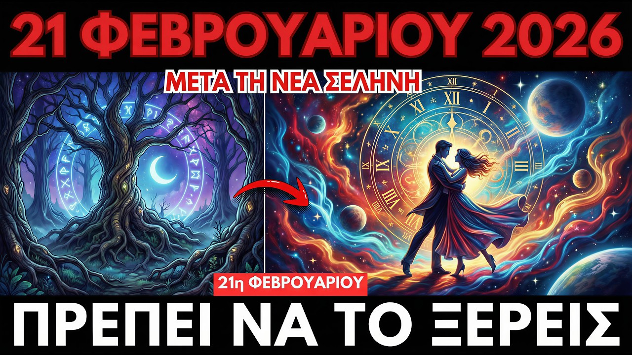 ΟΙ ΕΚΛΕΚΤΟΙ: Συμπτώματα μετά τη Νέα Σελήνη – Απομονώσου τώρα (21Φεβρ. 2026)